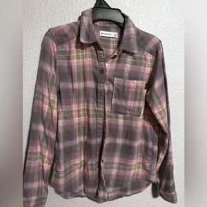 Abercrombie Girls plaid shirt